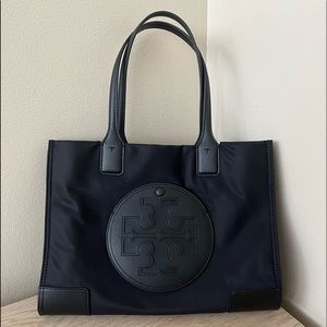 Tory Burch Small Ella Tote (Black)